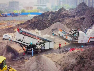 crusher equipment is used for sand mining